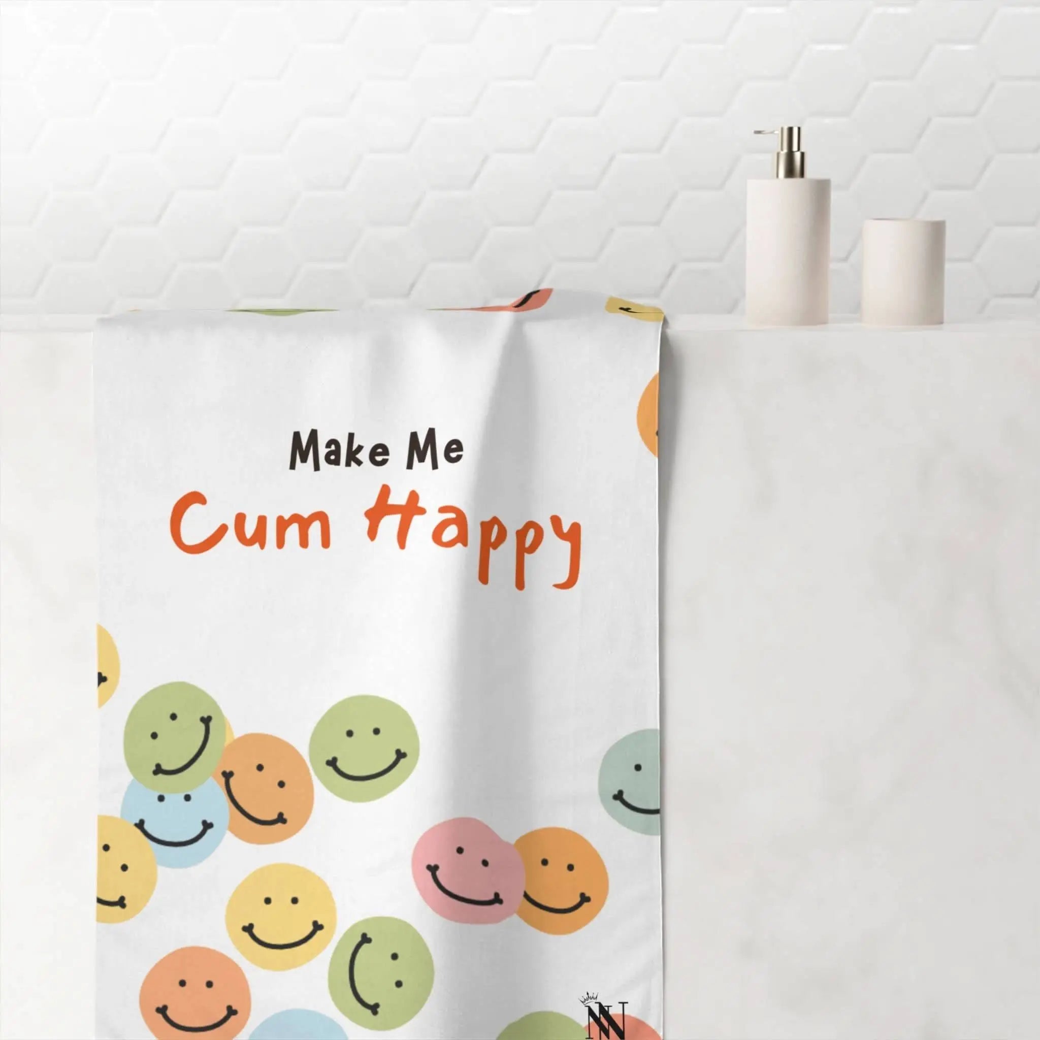 Make Me Cum Happy | Mix & Match Naughty XL Fun-Flirty Lovers’ Towels