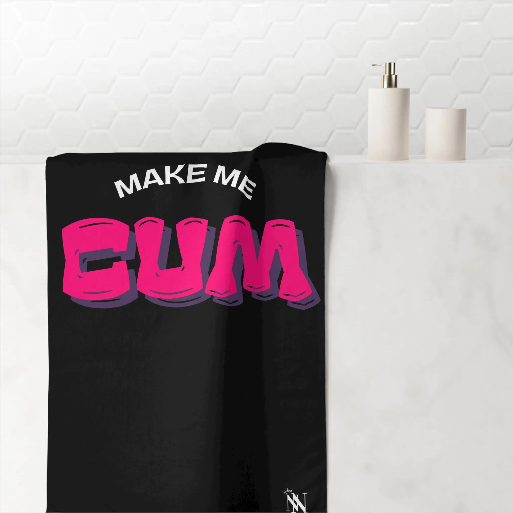 Make Me Cum | Mix & Match XL Fun-Flirty Lovers’ Towels