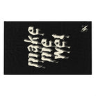 Make Me Wet Black | Mix & Match Soft Fun-Flirty Lovers’ Towels