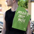 Make Me Wet Light Green | Mix & Match Soft Fun-Flirty Lovers’ Towels