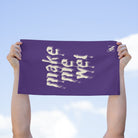 Make Me Wet Purple | Mix & Match Soft Fun-Flirty Lovers’ Towels