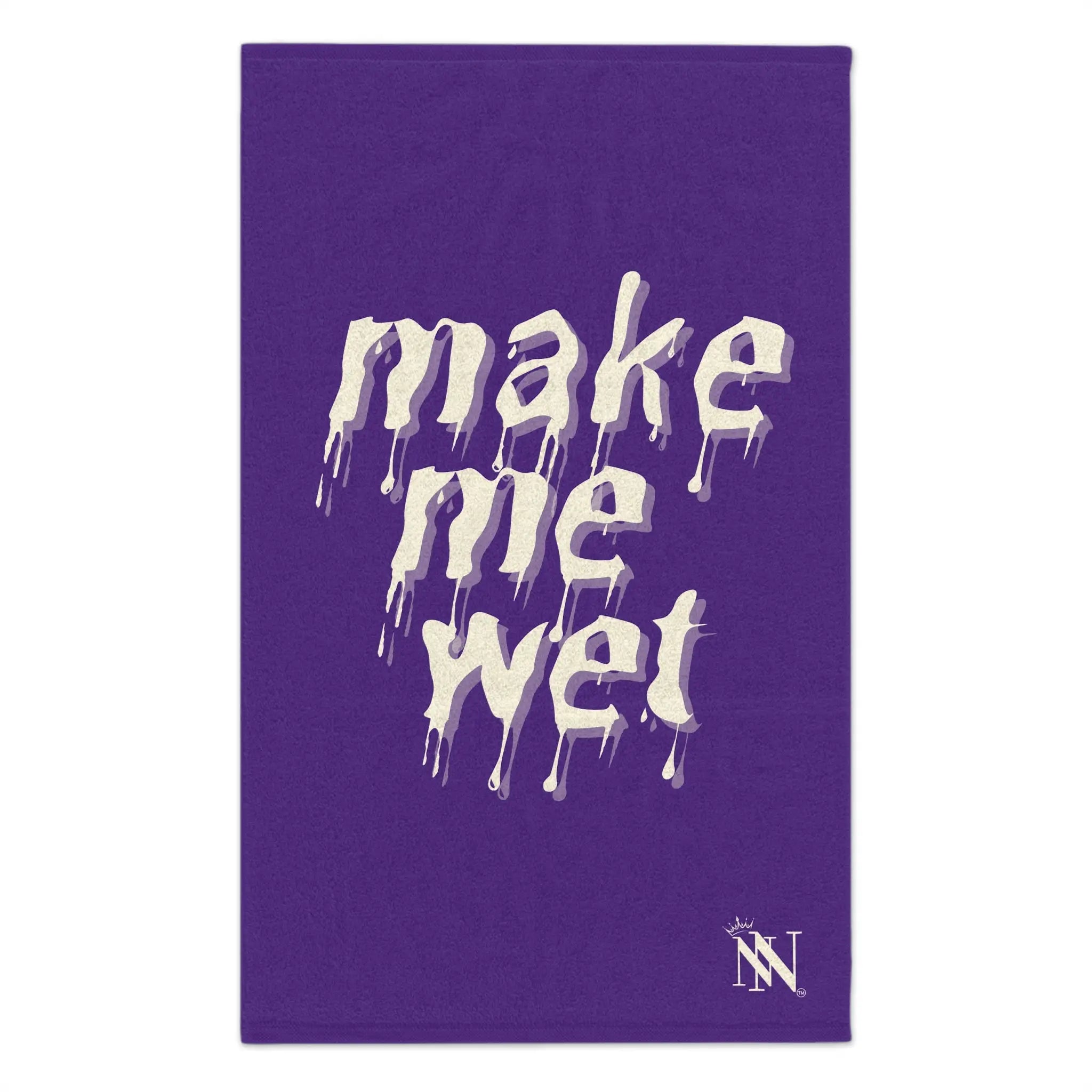 Make Me Wet Purple | Mix & Match Soft Fun-Flirty Lovers’ Towels