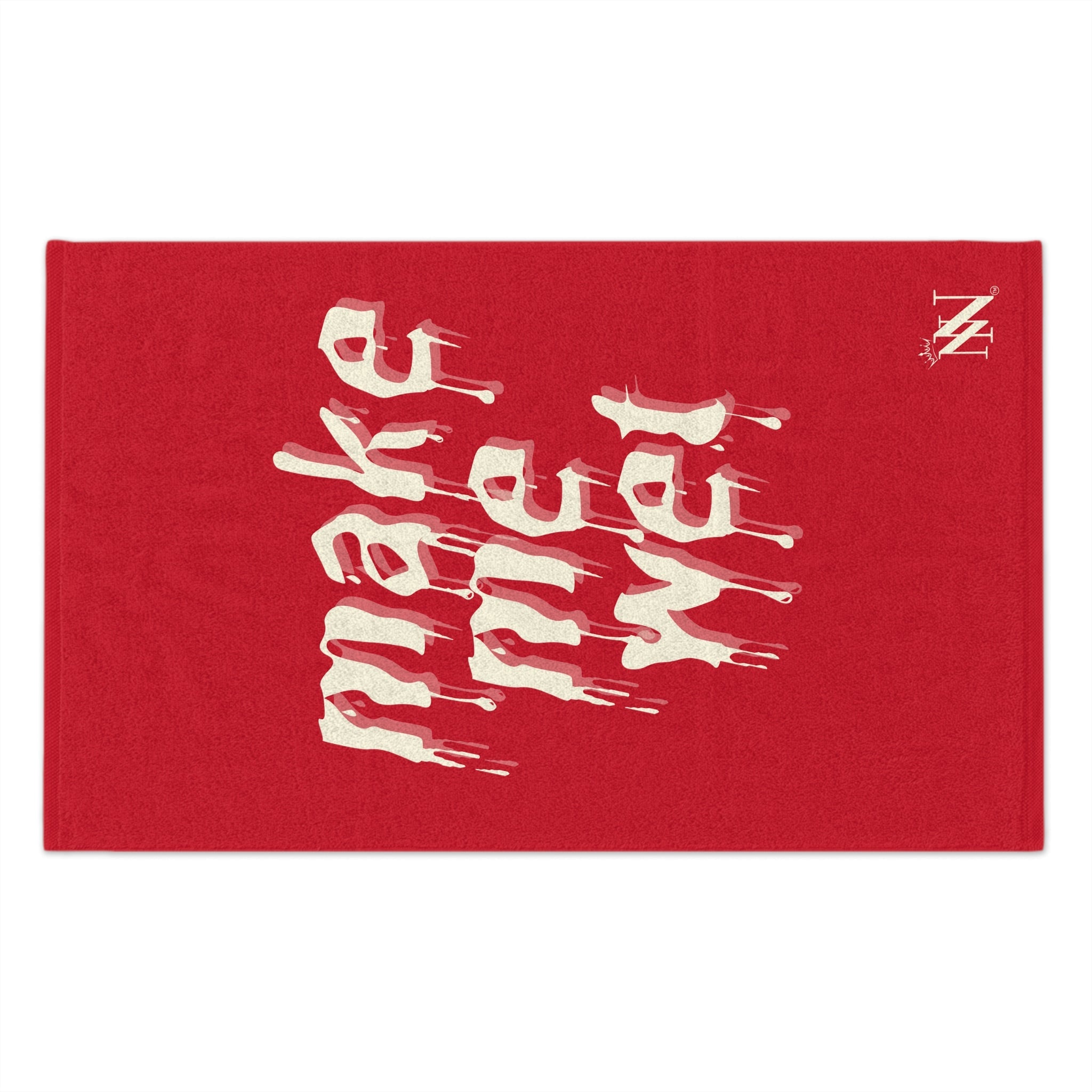 Make Me Wet Red | Mix & Match Soft Fun-Flirty Lovers’ Towels