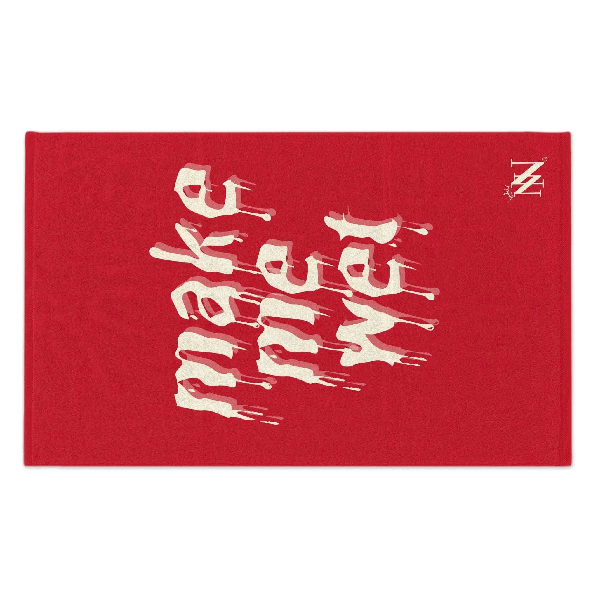 Make Me Wet Red | Mix & Match Soft Fun-Flirty Lovers’ Towels