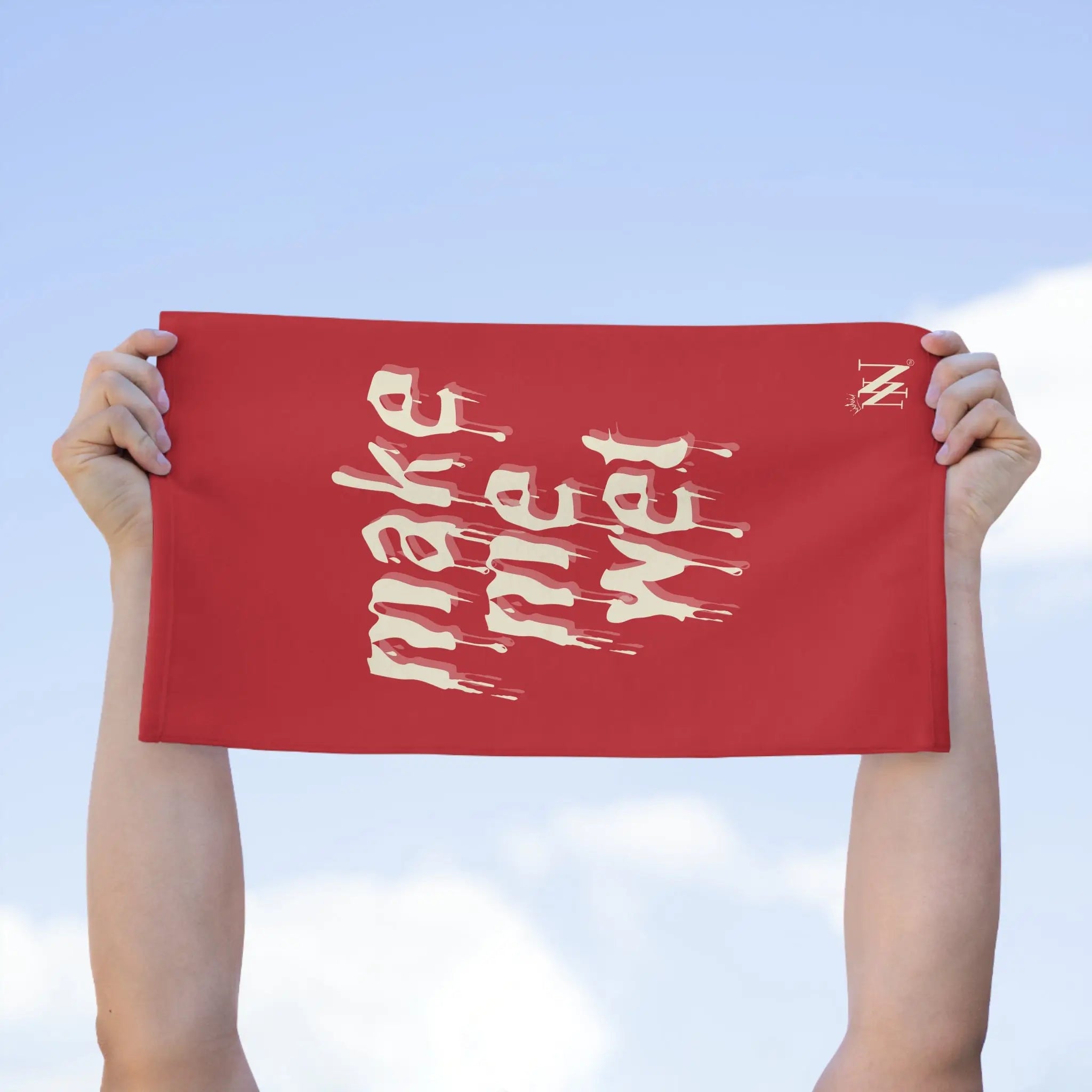 Make Me Wet Red | Mix & Match Soft Fun-Flirty Lovers’ Towels
