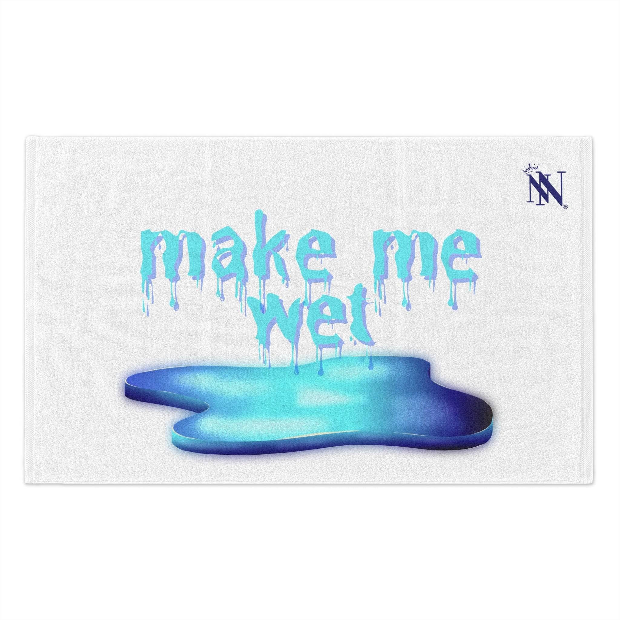 Make Me Wet White | Mix & Match Soft Fun-Flirty Lovers’ Towels