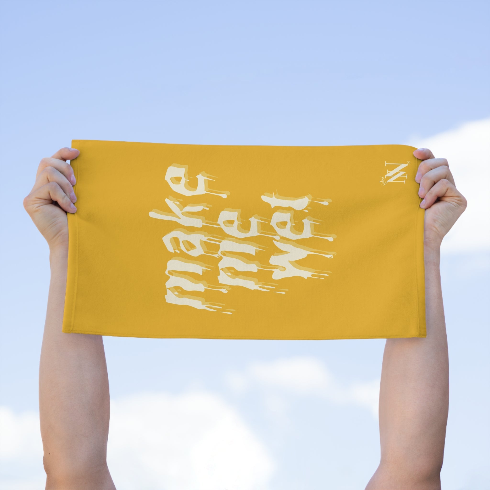 Make Me Wet Yellow | Mix & Match Soft Fun-Flirty Lovers’ Towels