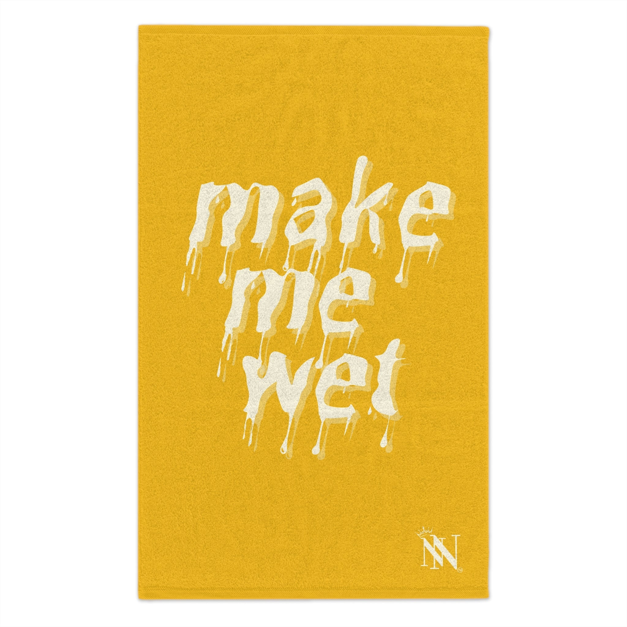 Make Me Wet Yellow | Mix & Match Soft Fun-Flirty Lovers’ Towels