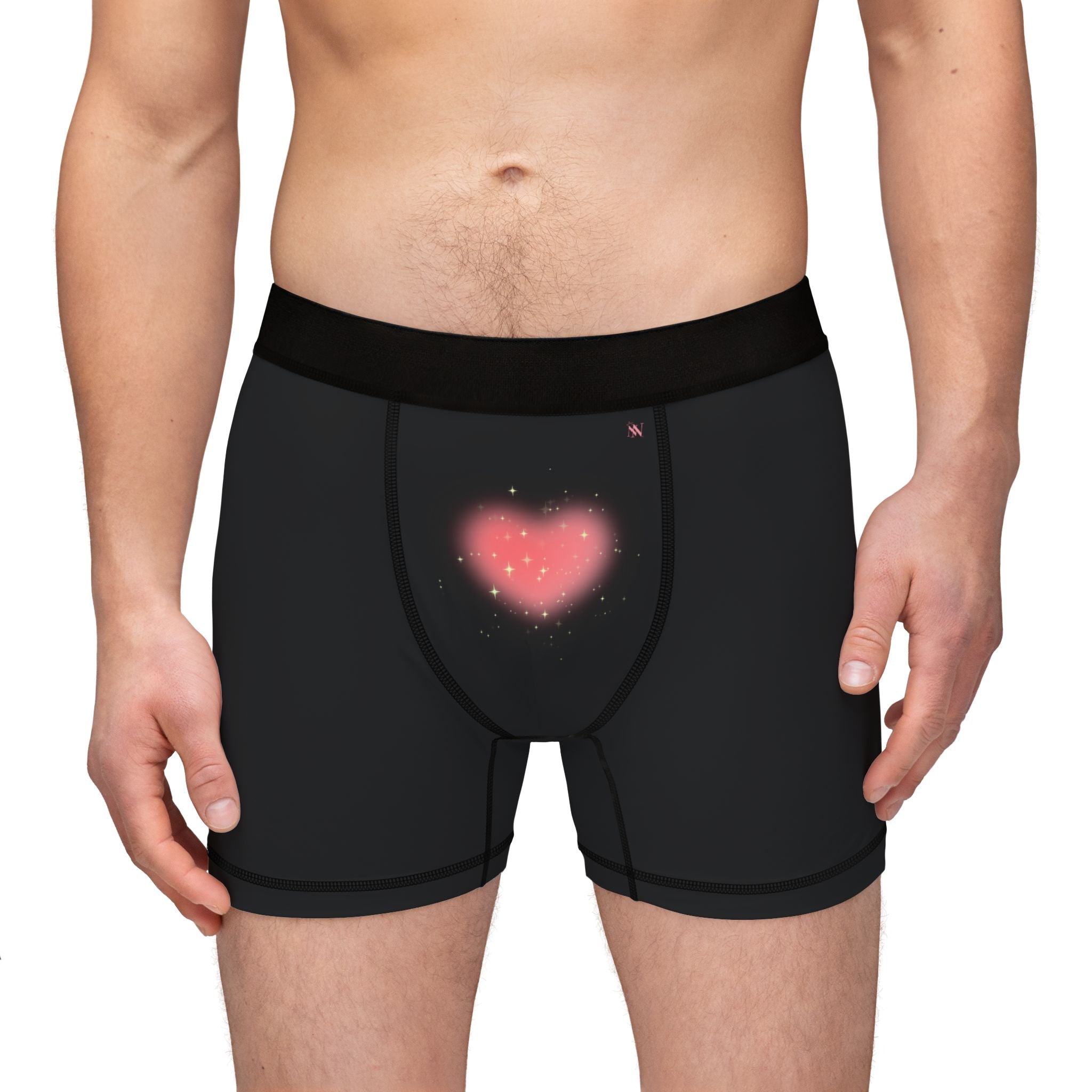 Make My Heart Sparkle | Mix and Match Fun-Flirty Lovers’ Boxer Briefs