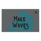Make Waves Grey | Mix & Match Soft Fun-Flirty Lovers’ Towels
