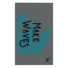 Make Waves Grey | Mix & Match Soft Fun-Flirty Lovers’ Towels