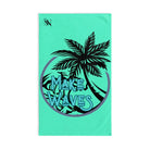 Make Waves Palm Tree Neon Mint | Mix & Match Original Fun-Flirty Lovers’ Towels