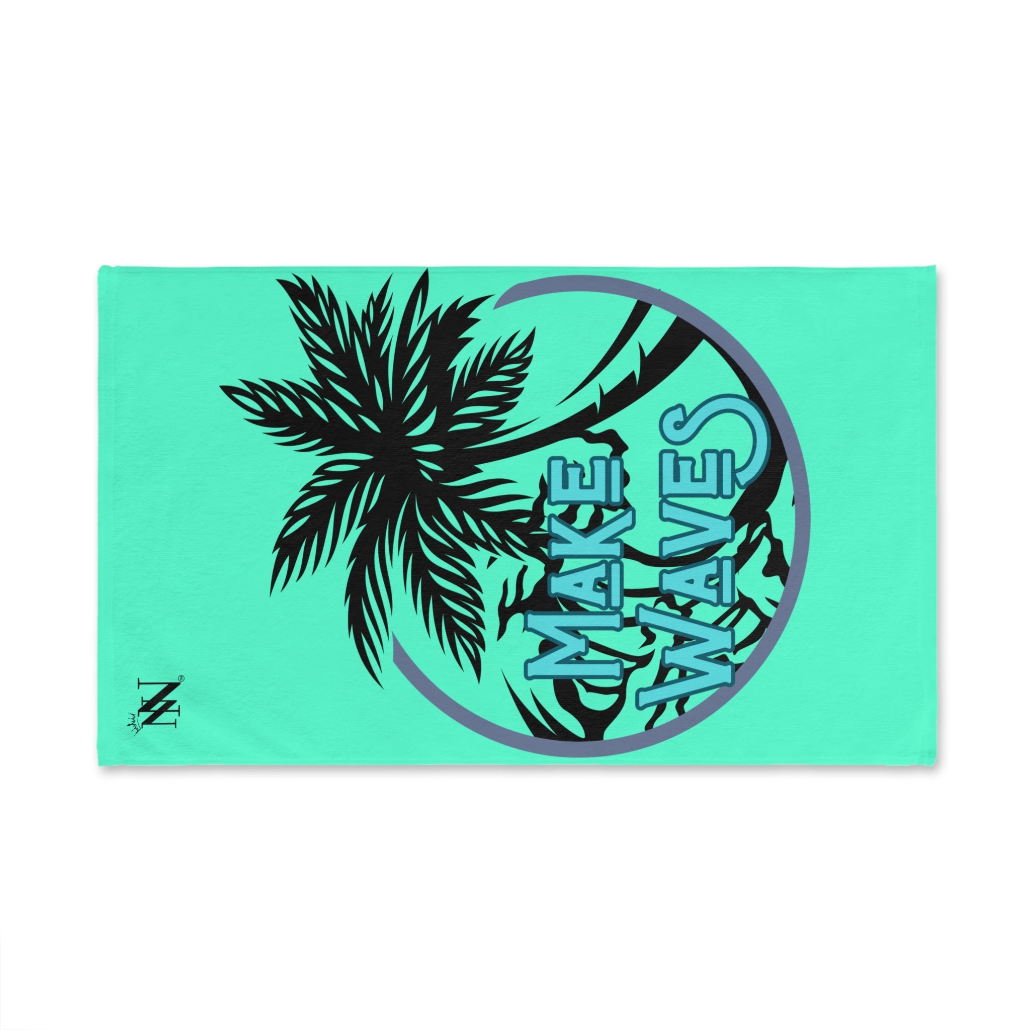 Make Waves Palm Tree Neon Mint | Mix & Match Original Fun-Flirty Lovers’ Towels
