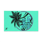 Make Waves Palm Tree Neon Mint | Mix & Match Original Fun-Flirty Lovers’ Towels