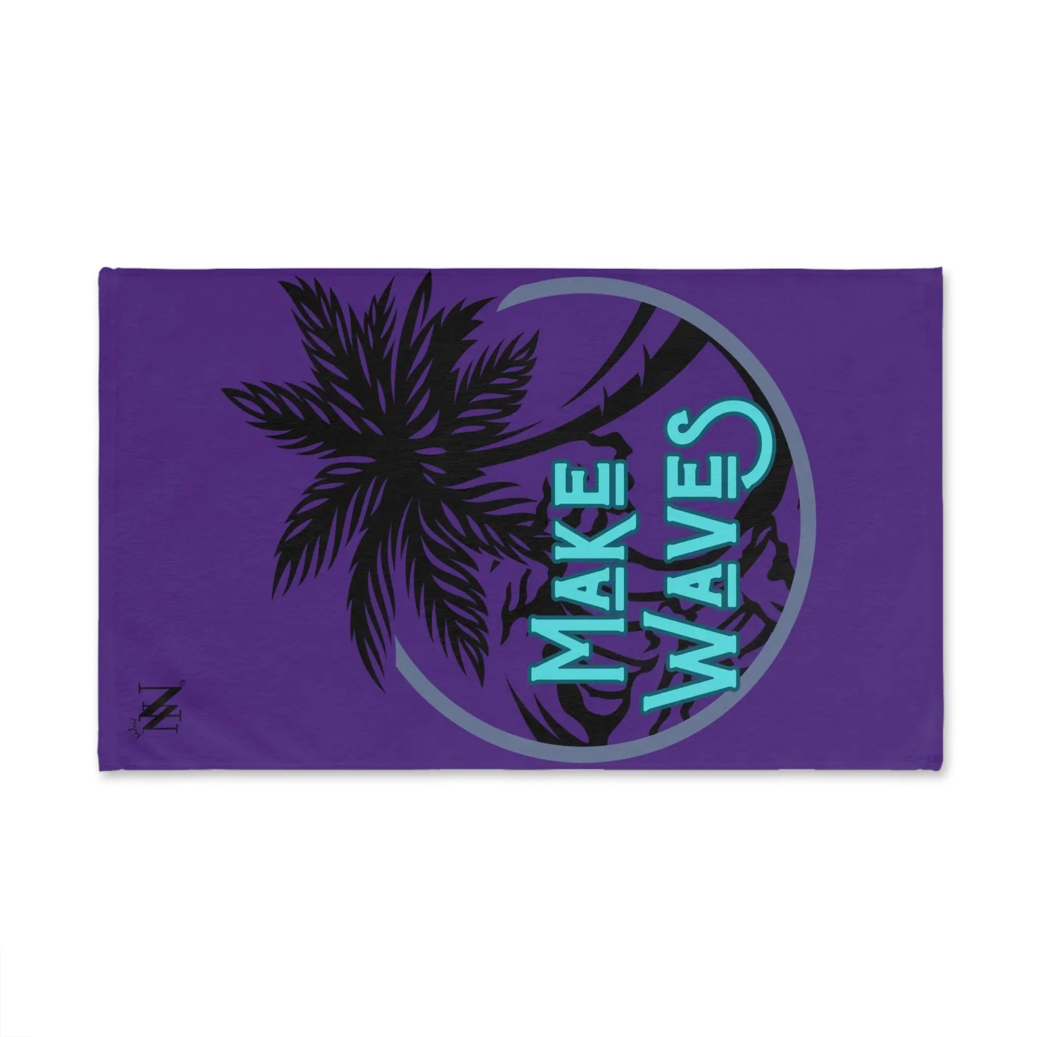 Make Waves Palm Tree Purple | Mix & Match Original Fun-Flirty Lovers’ Towels