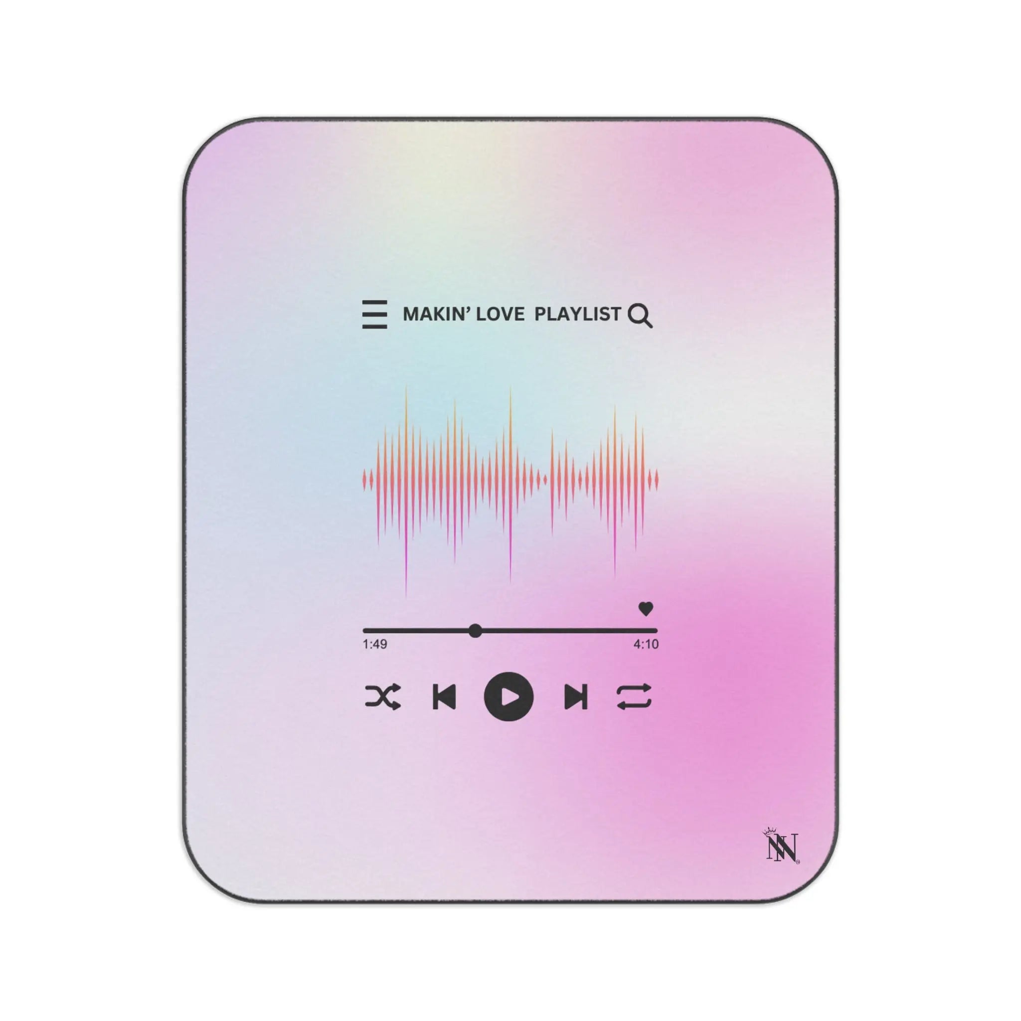 Makin’ Love Playlist | Mix Match Fun-Flirty Lovers’ Water-Resistant Blankets