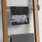 Making Love Floral Black Mix & Match Soft Fun-Flirty Lovers’ Towels
