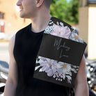 Making Love Floral Black Mix & Match Soft Fun-Flirty Lovers’ Towels