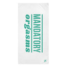 Mandatory Orgasms | Mix & Match XL Fun-Flirty Lovers’ Towels