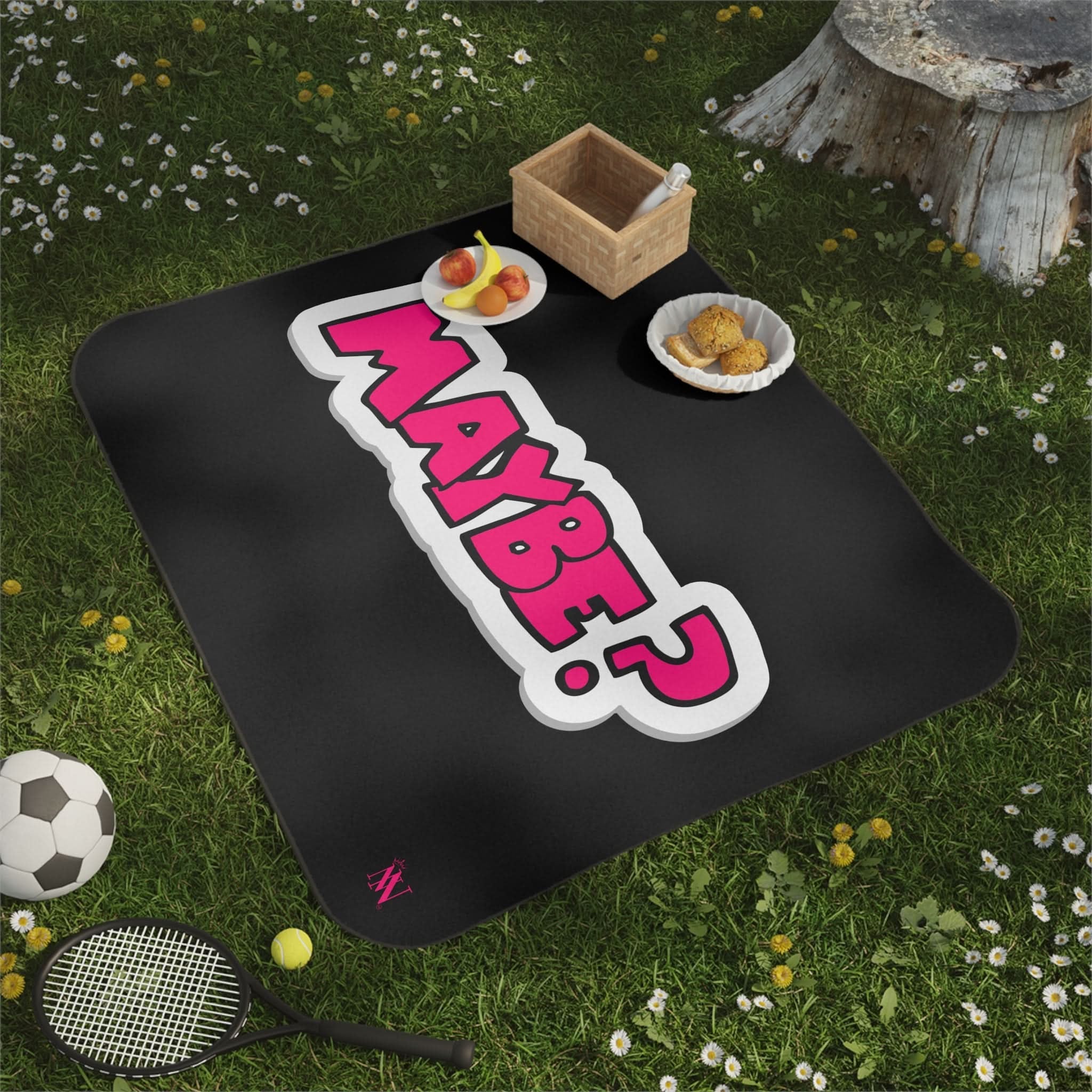 Maybe? | Mix Match Fun-Flirty Lovers’ Water-Resistant Blankets
