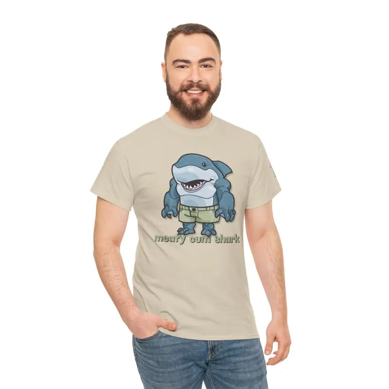 Meaty Cum Shark | Mix & Match 100% Cotton Unisex Fun-Flirty Lovers’ Tees