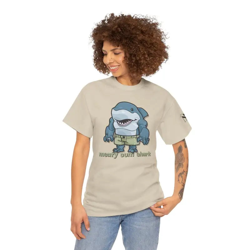 Meaty Cum Shark | Mix & Match 100% Cotton Unisex Fun-Flirty Lovers’ Tees