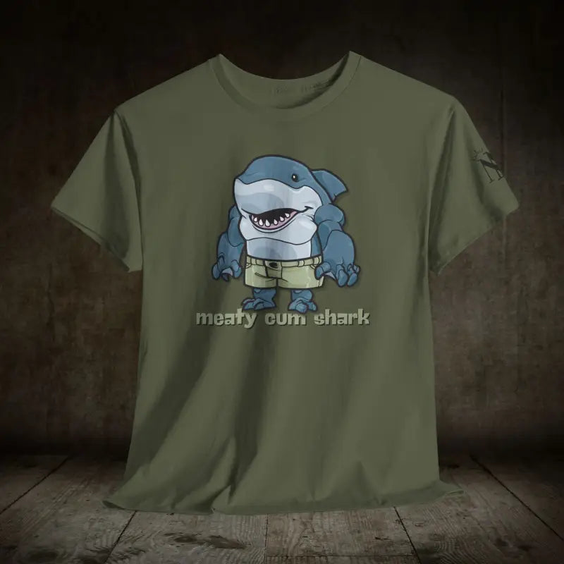 Meaty Cum Shark | Mix & Match 100% Cotton Unisex Fun-Flirty Lovers’ Tees