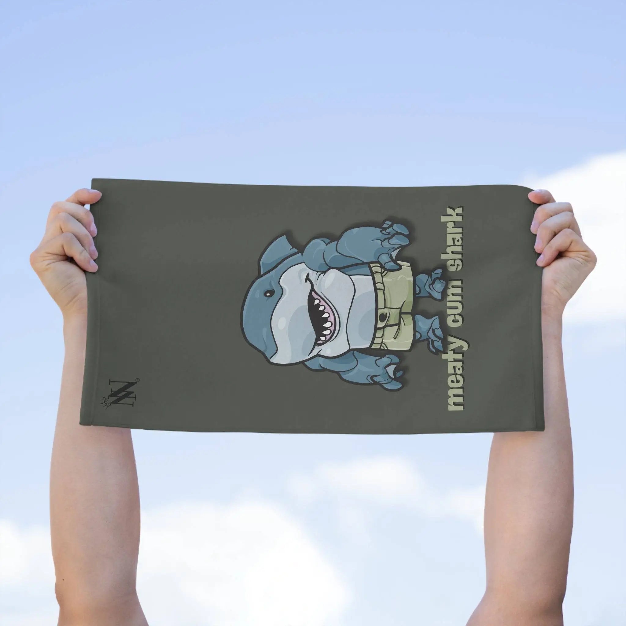 Meaty Cum Shark | Mix & Match Soft Fun-Flirty Lovers’ Towels