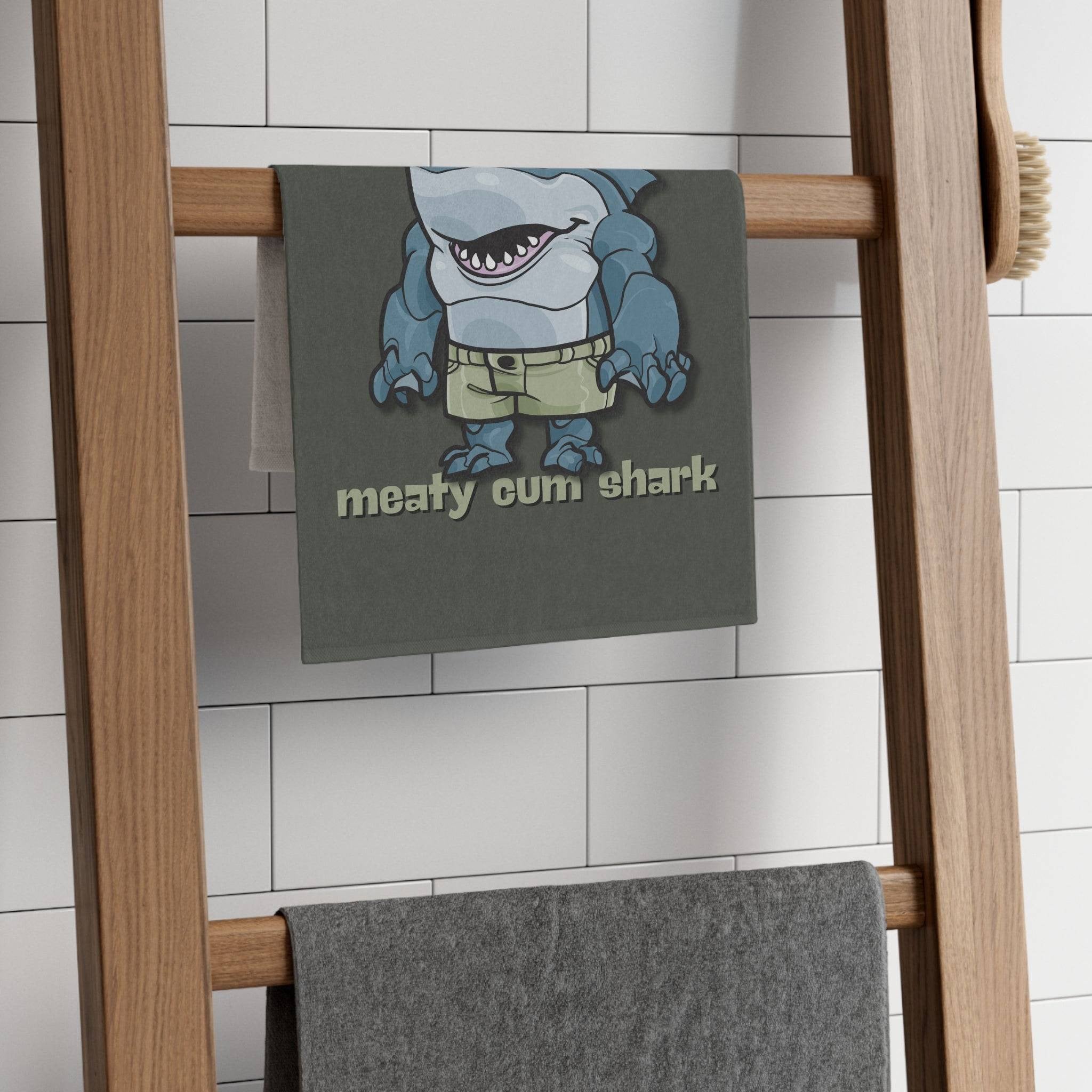 Meaty Cum Shark | Mix & Match Soft Fun-Flirty Lovers’ Towels