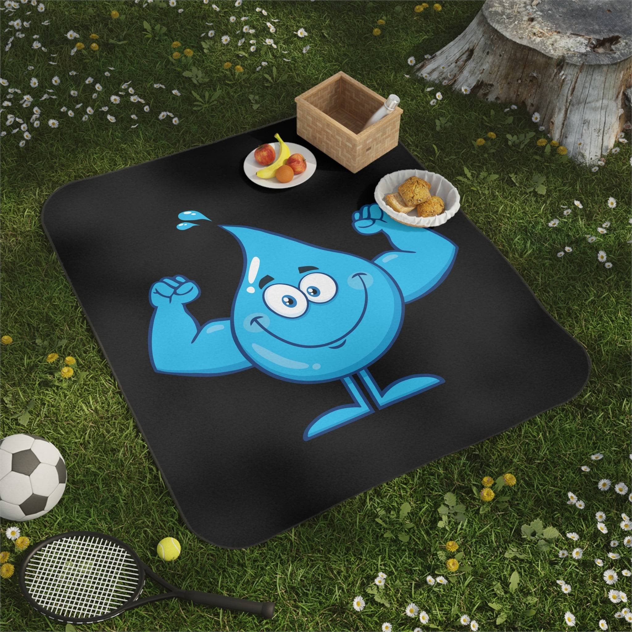 Meaty Rain Drop | Mix Match Fun-Flirty Lovers’ Water-Resistant Blankets