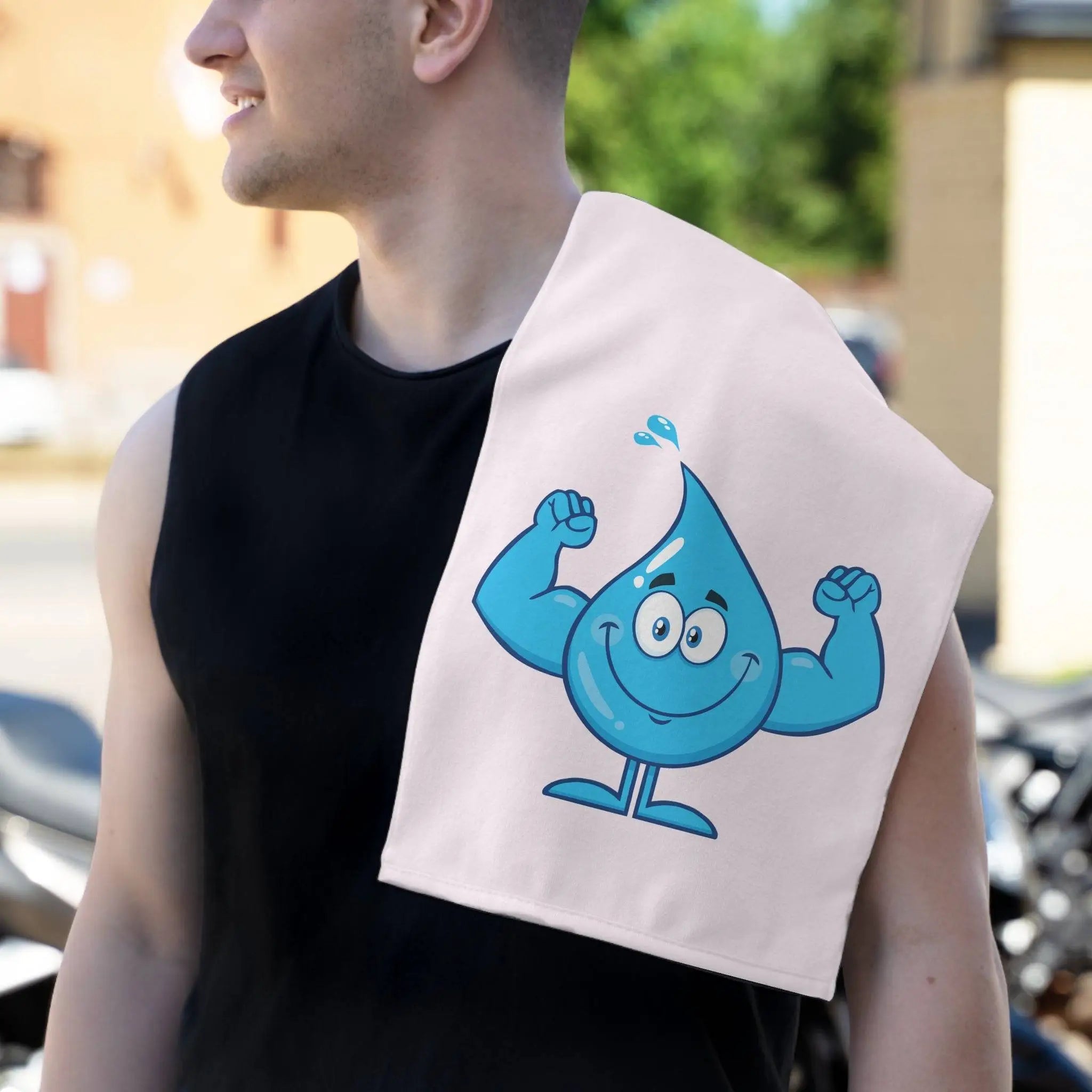 Meaty Rain Drop Soft Pink Mix & Match Soft Sex Towels | Naughty Lovers’ Gifts