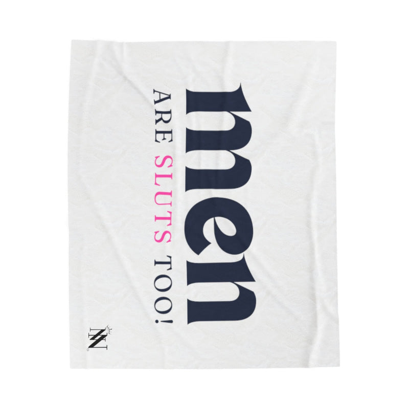 Men Are Sluts Too! | Mix & Match Fun-Flirty Lovers’ Blankets