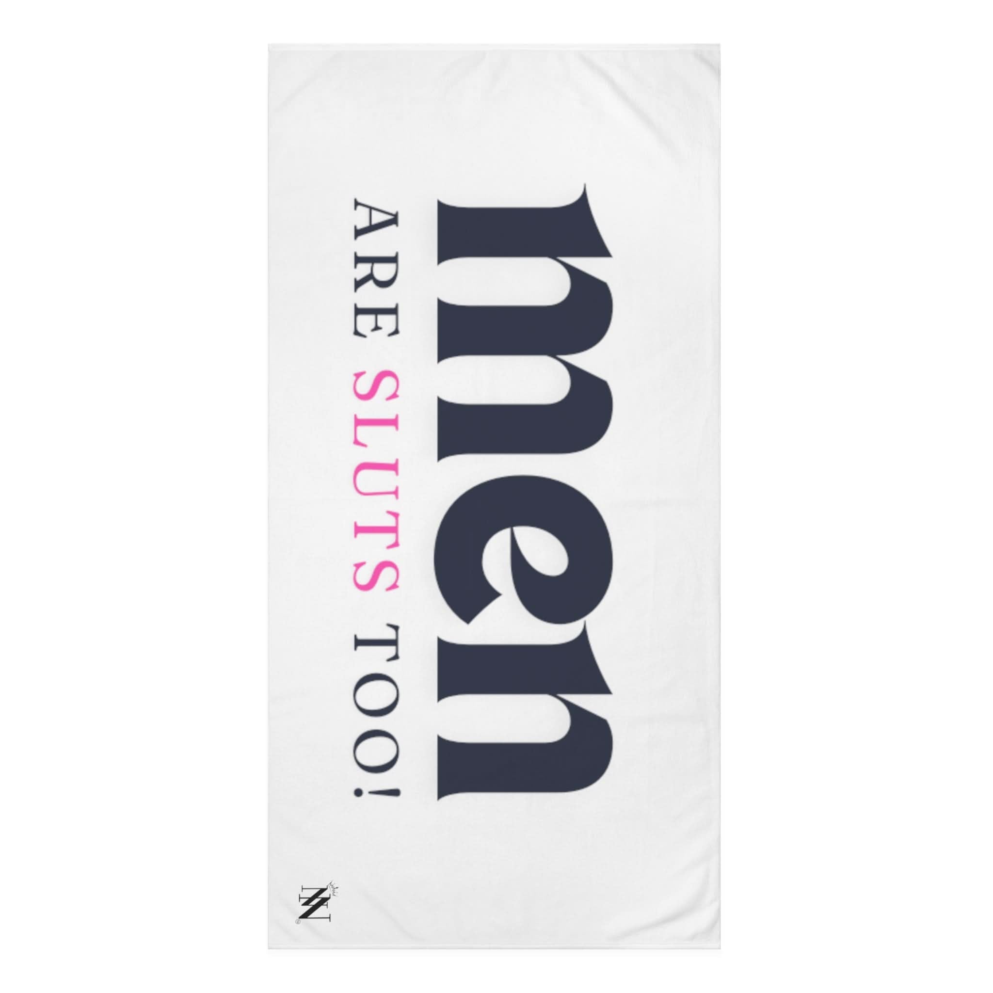 Men Are Sluts Too! | Mix & Match Naughty XL Fun-Flirty Lovers’ Towels