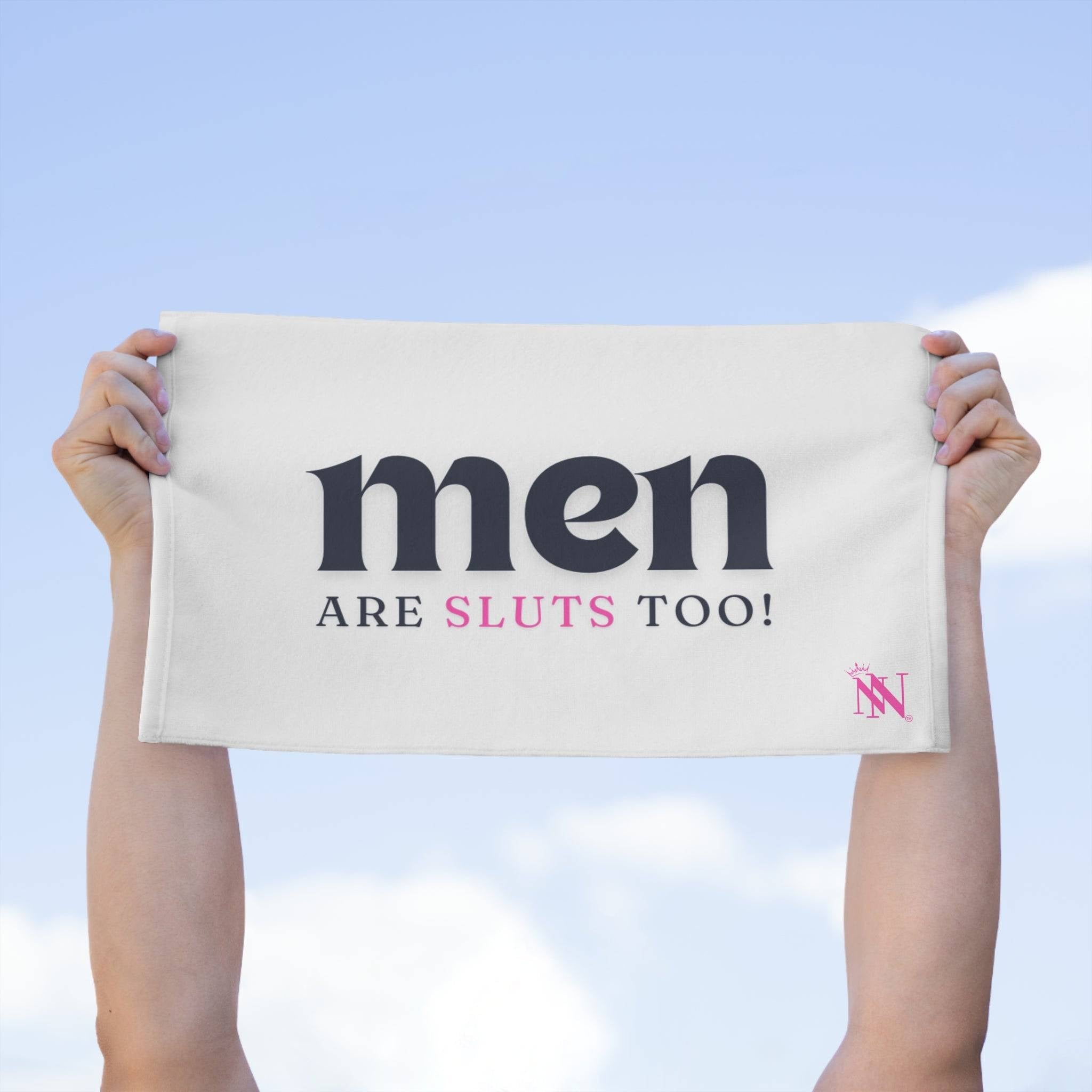 Men Are Sluts Too! | Mix & Match Soft Fun-Flirty Lovers’ Towels