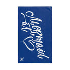 Mermaid At Heart Blue | Mix & Match Original Fun-Flirty Lovers’ Towels