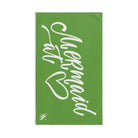 Mermaid At Heart Lime Green | Mix & Match Original Fun-Flirty Lovers’ Towels