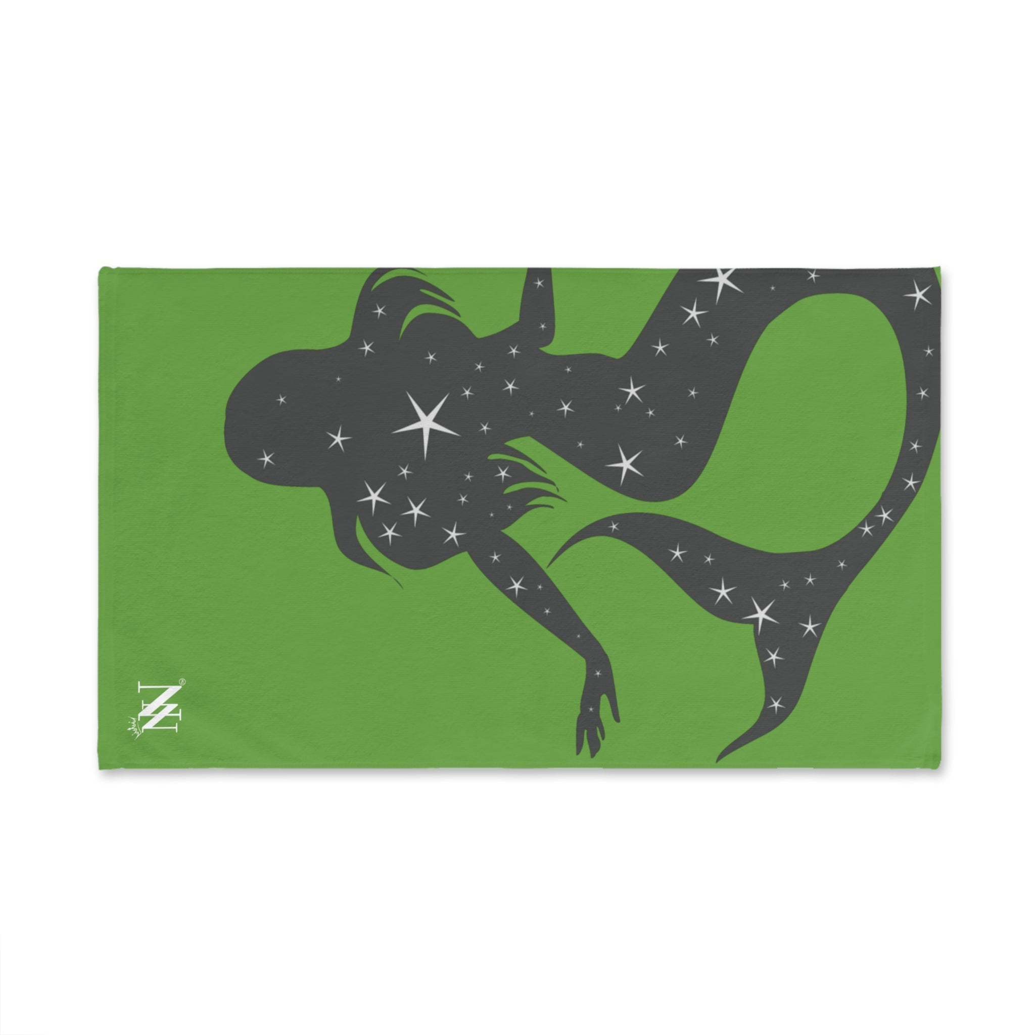 Mermaid Star Lime Green | Mix & Match Original Fun-Flirty Lovers’ Towels