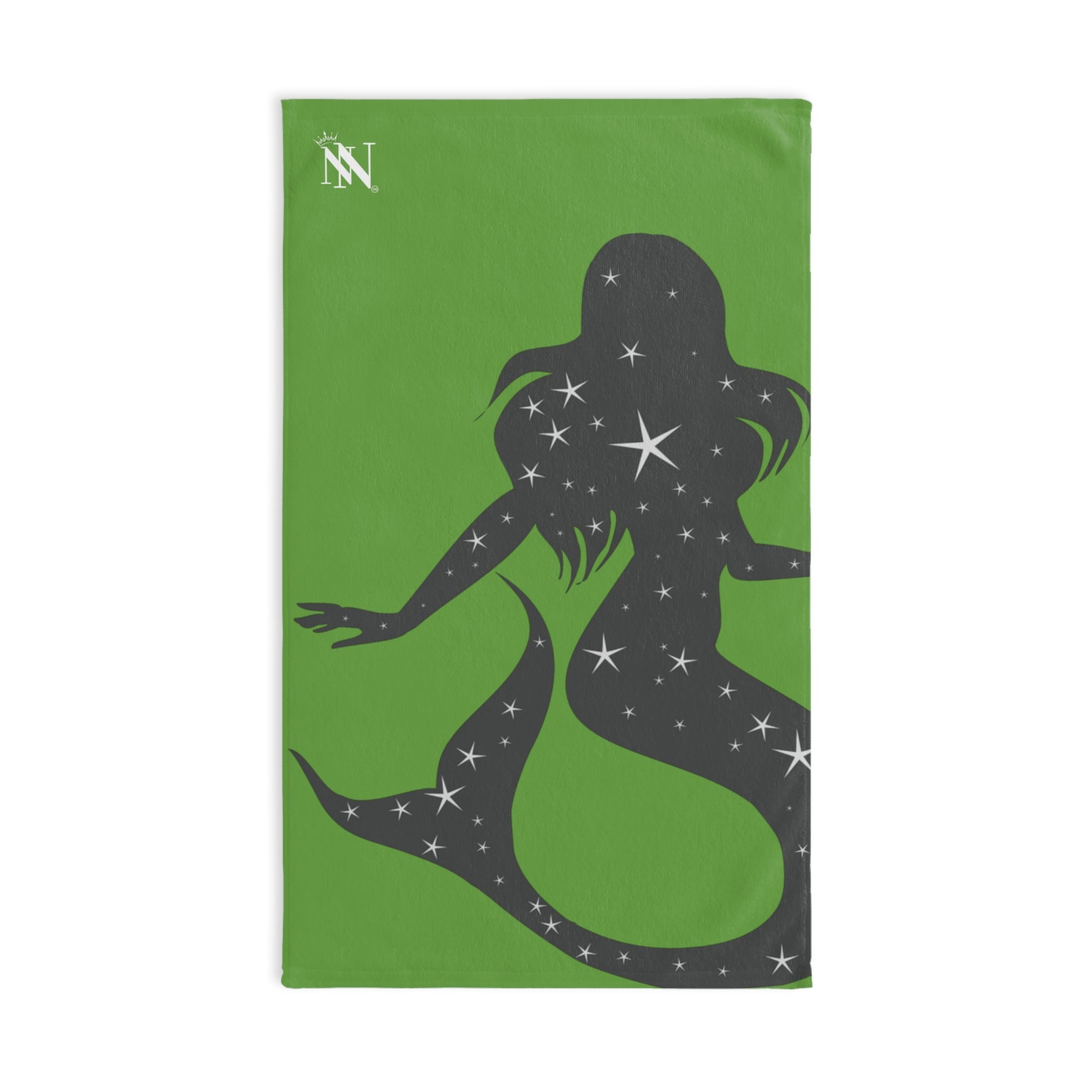 Mermaid Star Lime Green | Mix & Match Original Fun-Flirty Lovers’ Towels