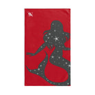 Mermaid Star Red | Mix & Match Original Fun-Flirty Lovers’ Towels
