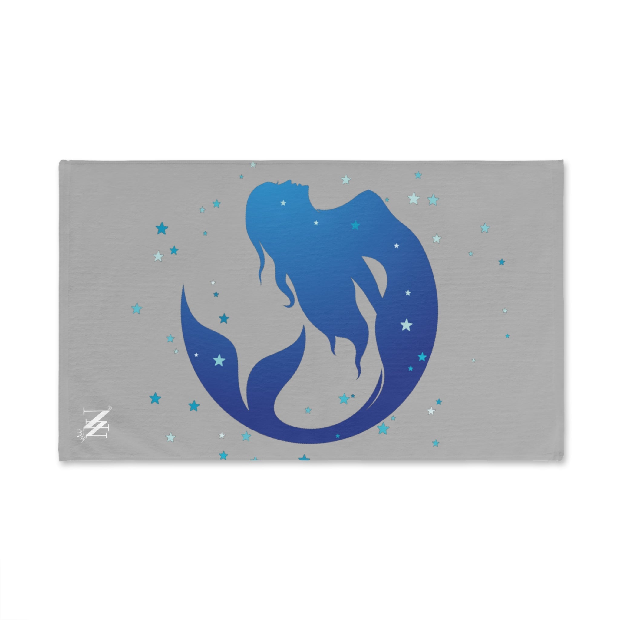 Mermaid & Stars Light Grey | Mix & Match Original Fun-Flirty Lovers’ Towel