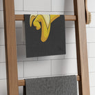 Mighty Banana Dark Grey | Mix & Match Soft Fun-Flirty Lovers’ Towels