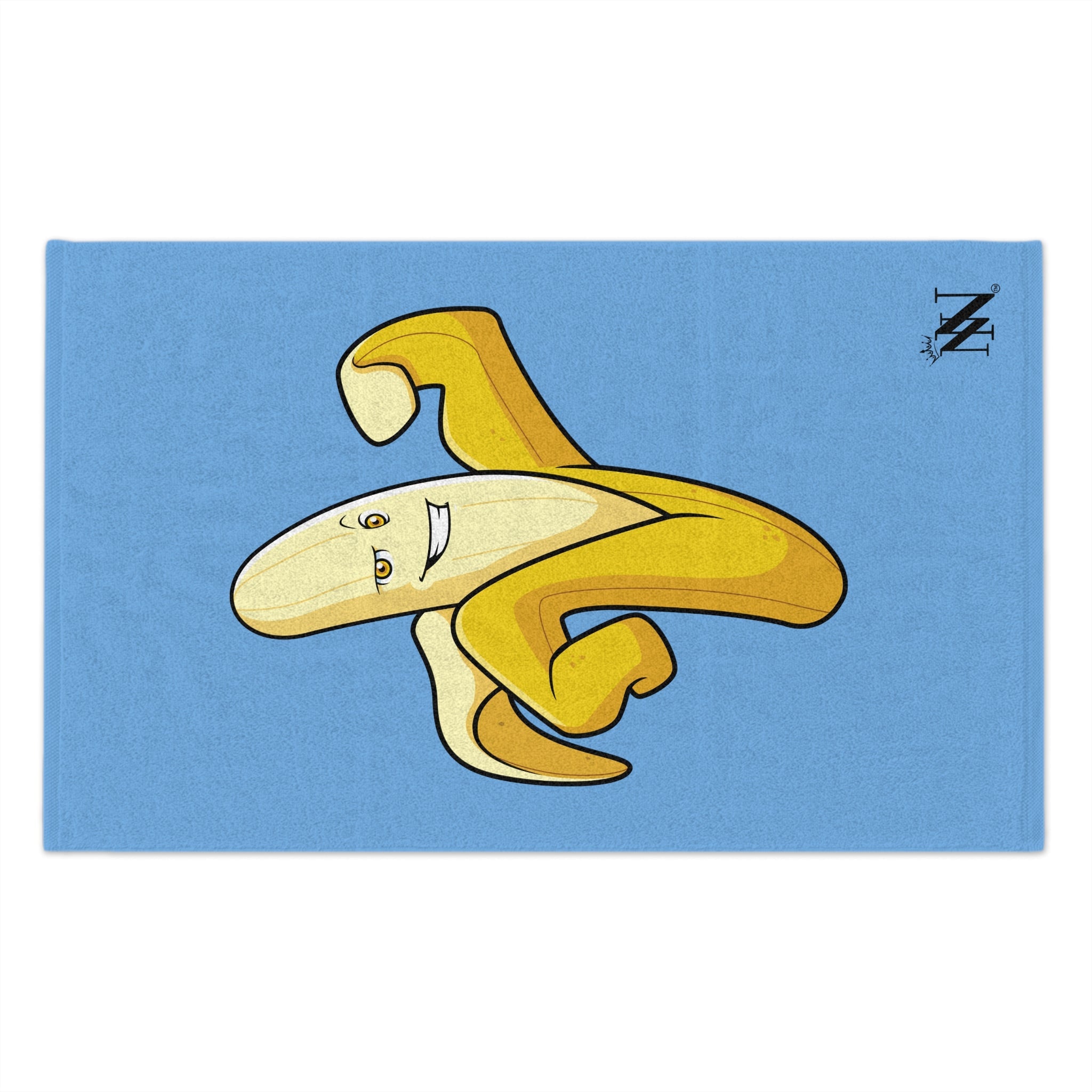 Mighty Banana Light Blue | Mix & Match Soft Fun-Flirty Lovers’ Towels