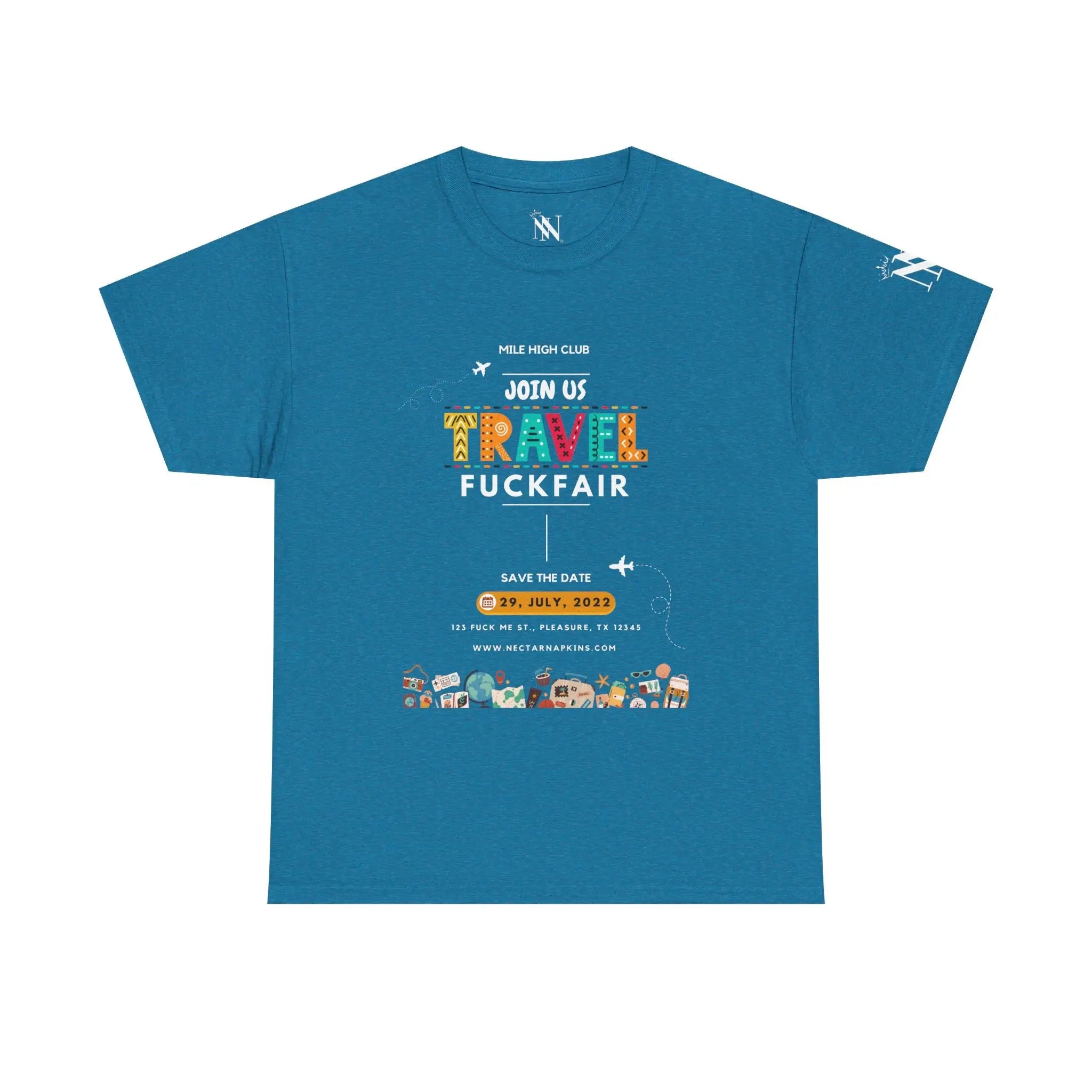 Mile High Club | Mix & Match 100% Cotton Unisex Fun-Flirty Lovers’ Tees