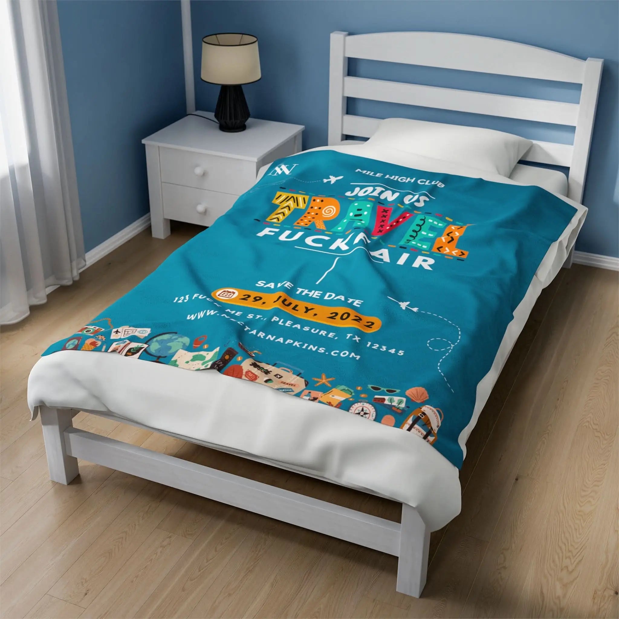 Mile High Club | Mix & Match Fun-Flirty Lovers’ Blankets