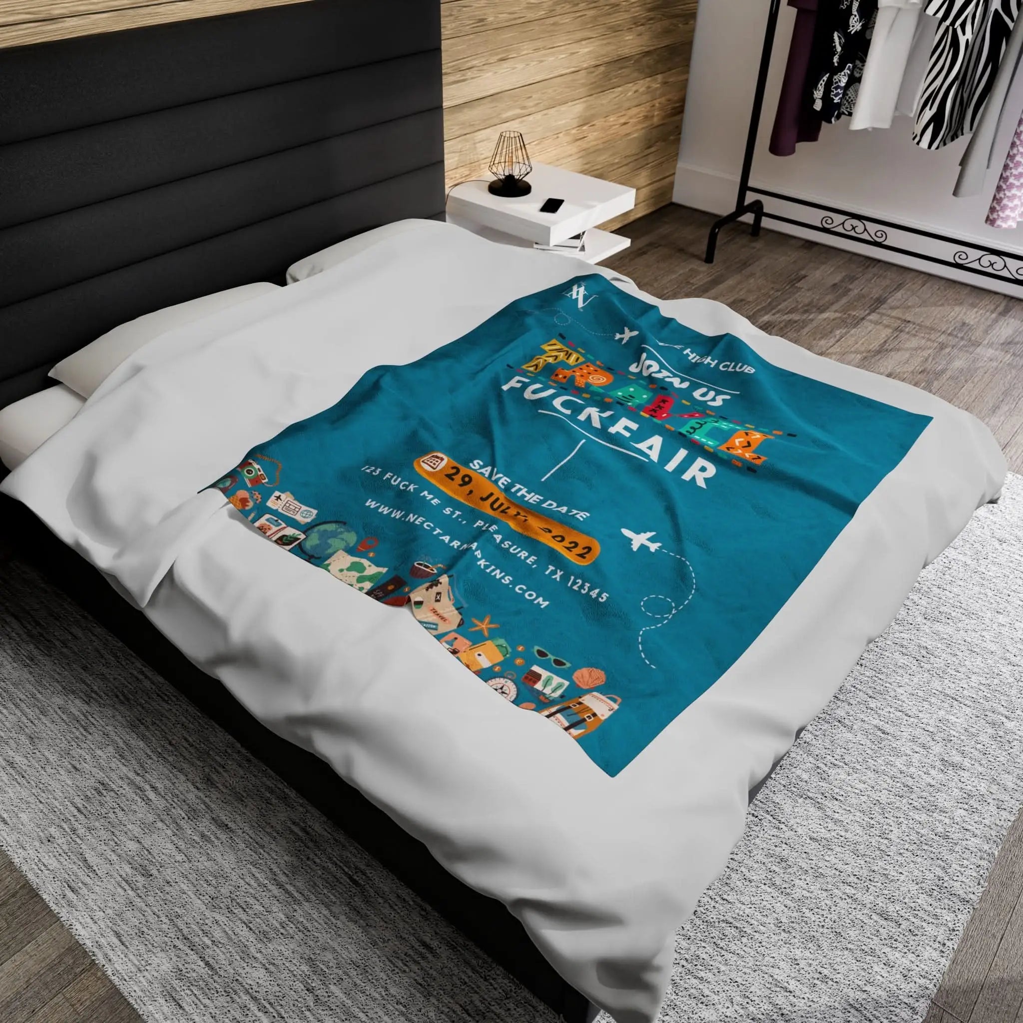 Mile High Club | Mix & Match Fun-Flirty Lovers’ Blankets
