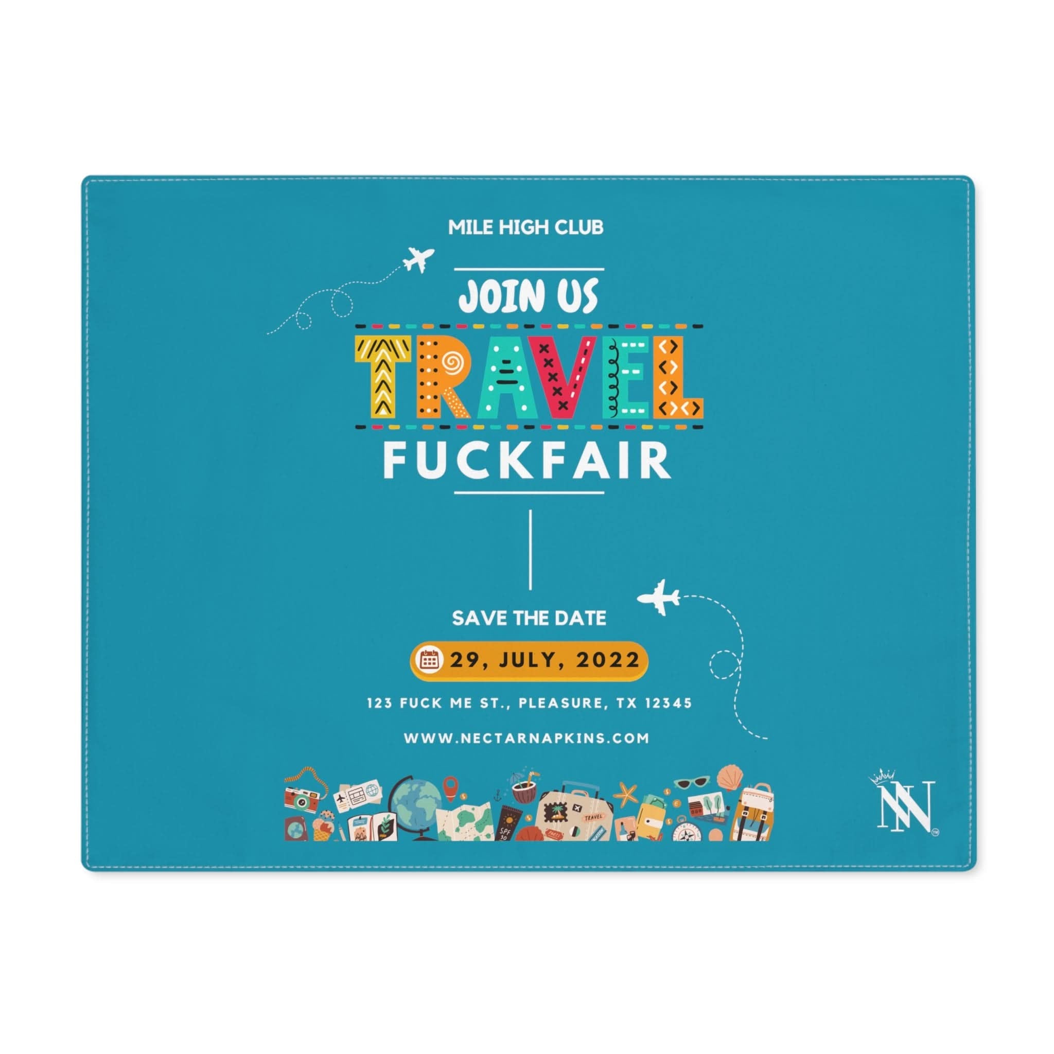 Mile High Club Travel | Mix & Match Playful Fun-Flirty Lovers’ Toy Mats