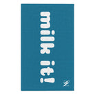 Milk It! Blue Mix & Match Soft Sex Towels | Flirty Lovers’ Gifts