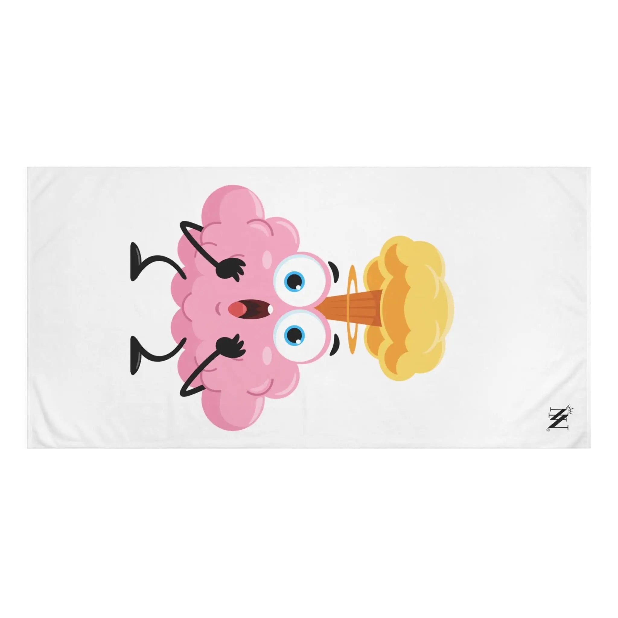 Mind Blowing Brain Fun XL Cum Towel | Big Bold & Sexy Stylish