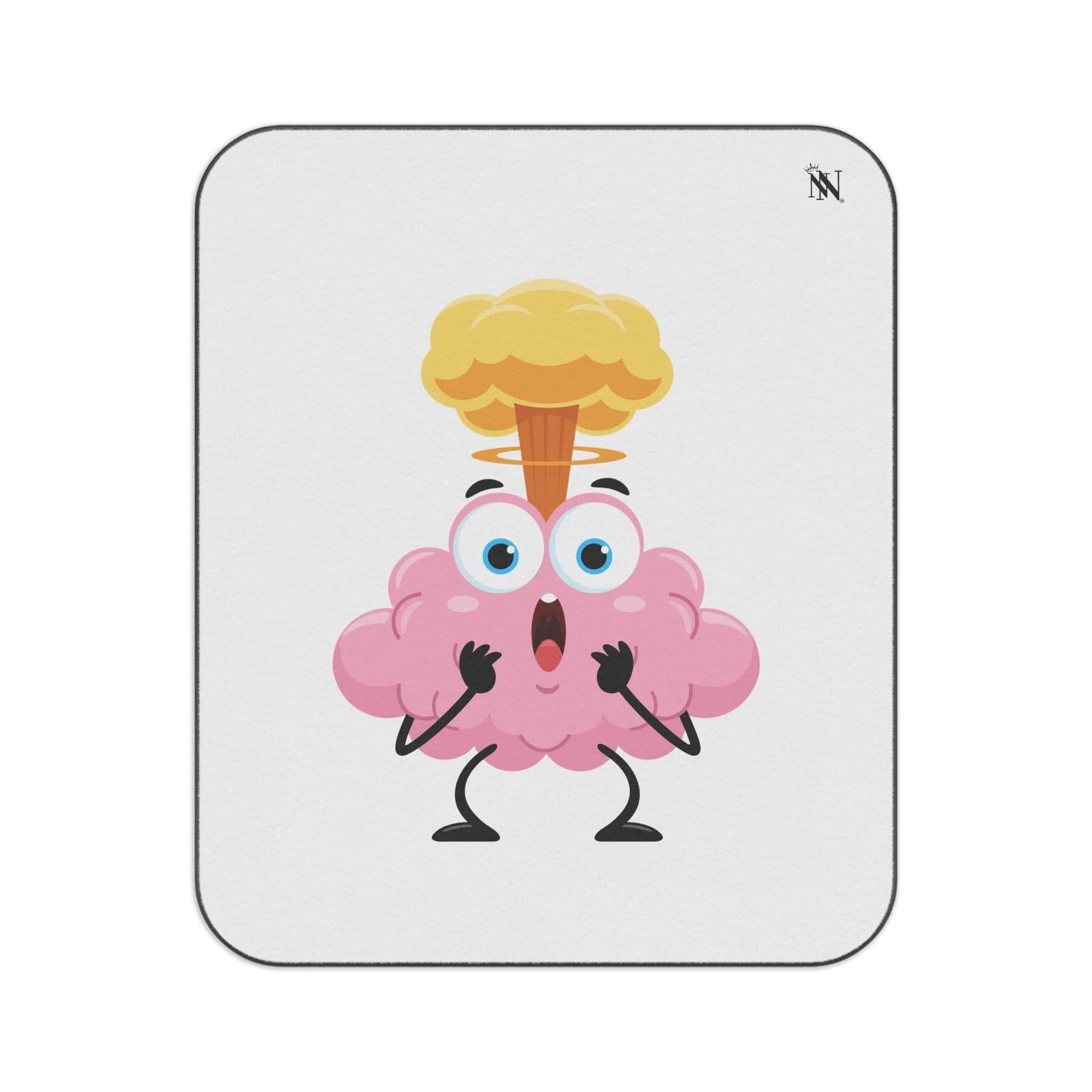 Mind Blowing Brain | Mix Match Fun-Flirty Lovers’ Water-Resistant Blankets