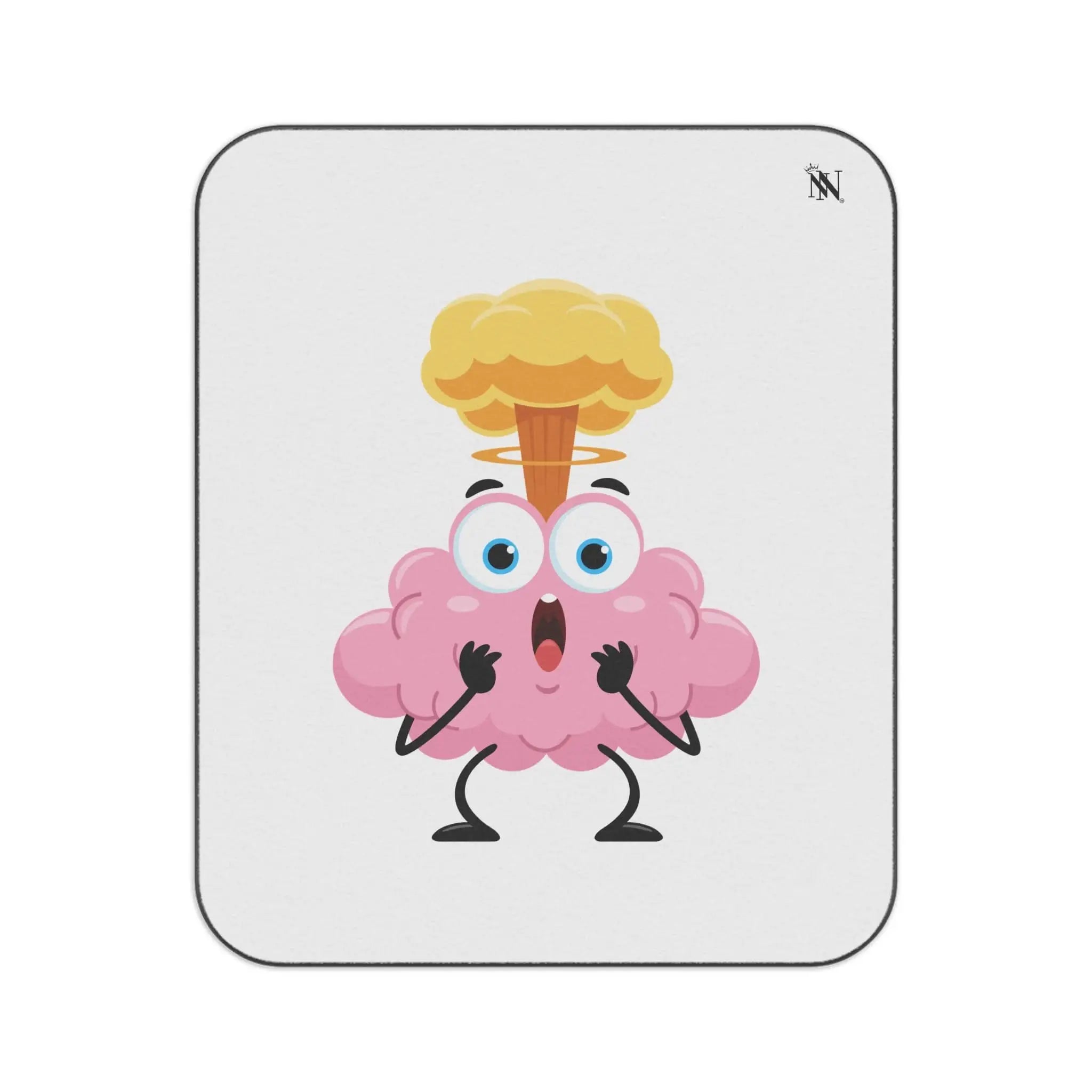 Mind Blowing Brain | Mix Match Fun-Flirty Lovers’ Water-Resistant Blankets